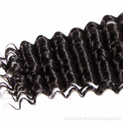 High Quality Wholesale Virgin Hair Vendor deep Weave 100% human hair Bundles